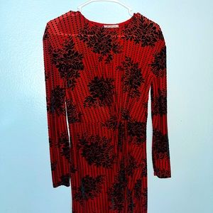 Zara - Long Sleeve Illusion Dress